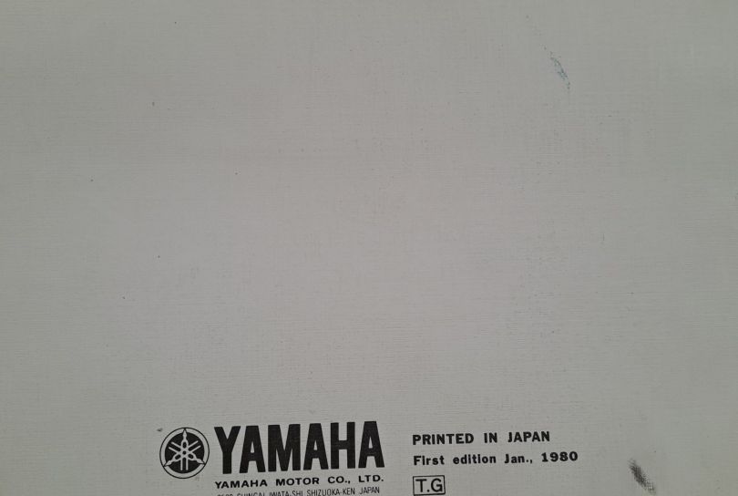 Manuale parti di ricambio Yamaha XT 250 1980