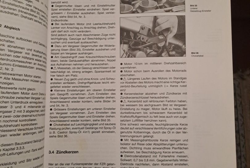 Manuale di officina Yamaha FZR 600