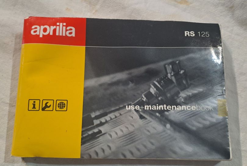 Manuale uso e manutenzione Aprilia RS 125