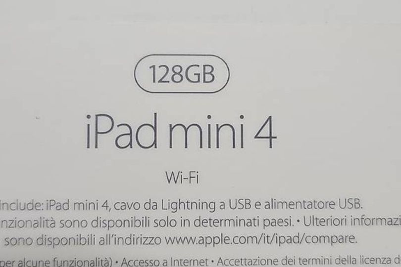 Ipad Mini 4 128GB Garanzia 12Mesi