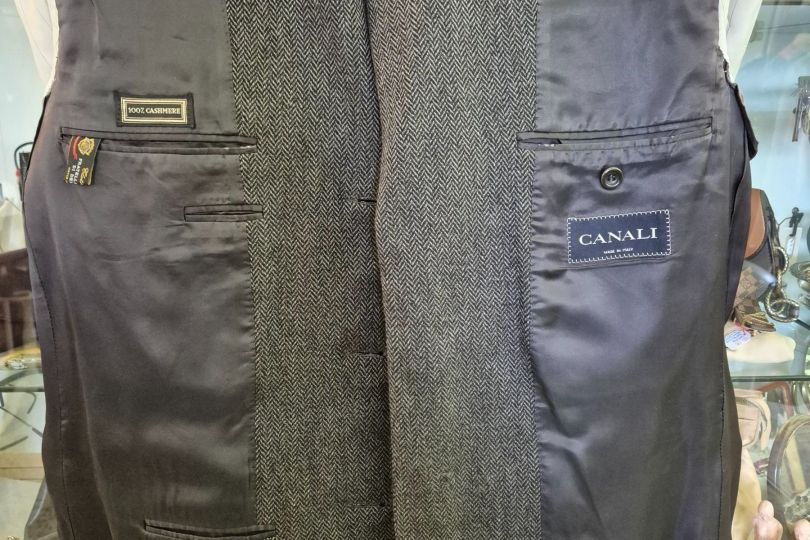 Giacca vintage Canali, 100% cachemire, Canobbio