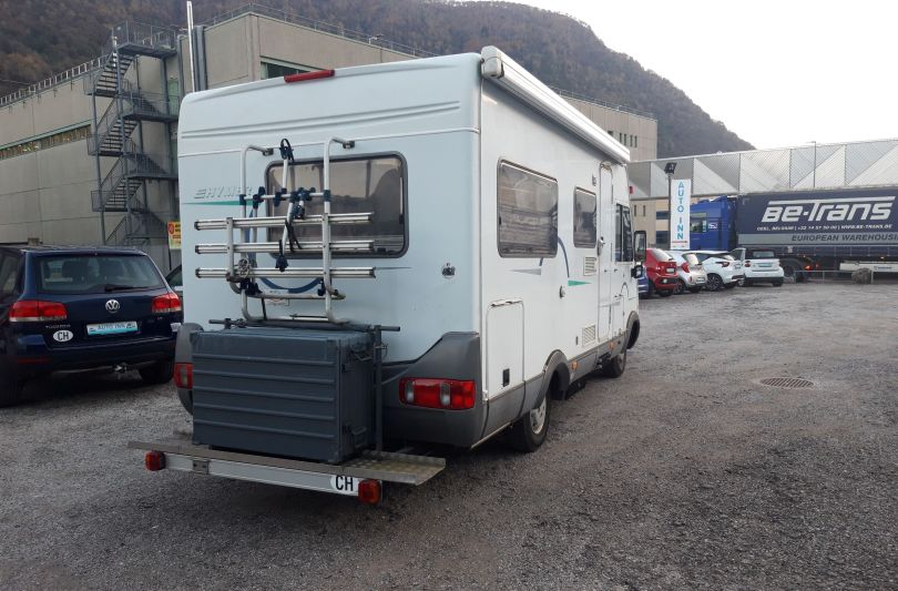 FIAT HYMER - CLIMA - PORTA MOTO, Mezzovico, Switzerland